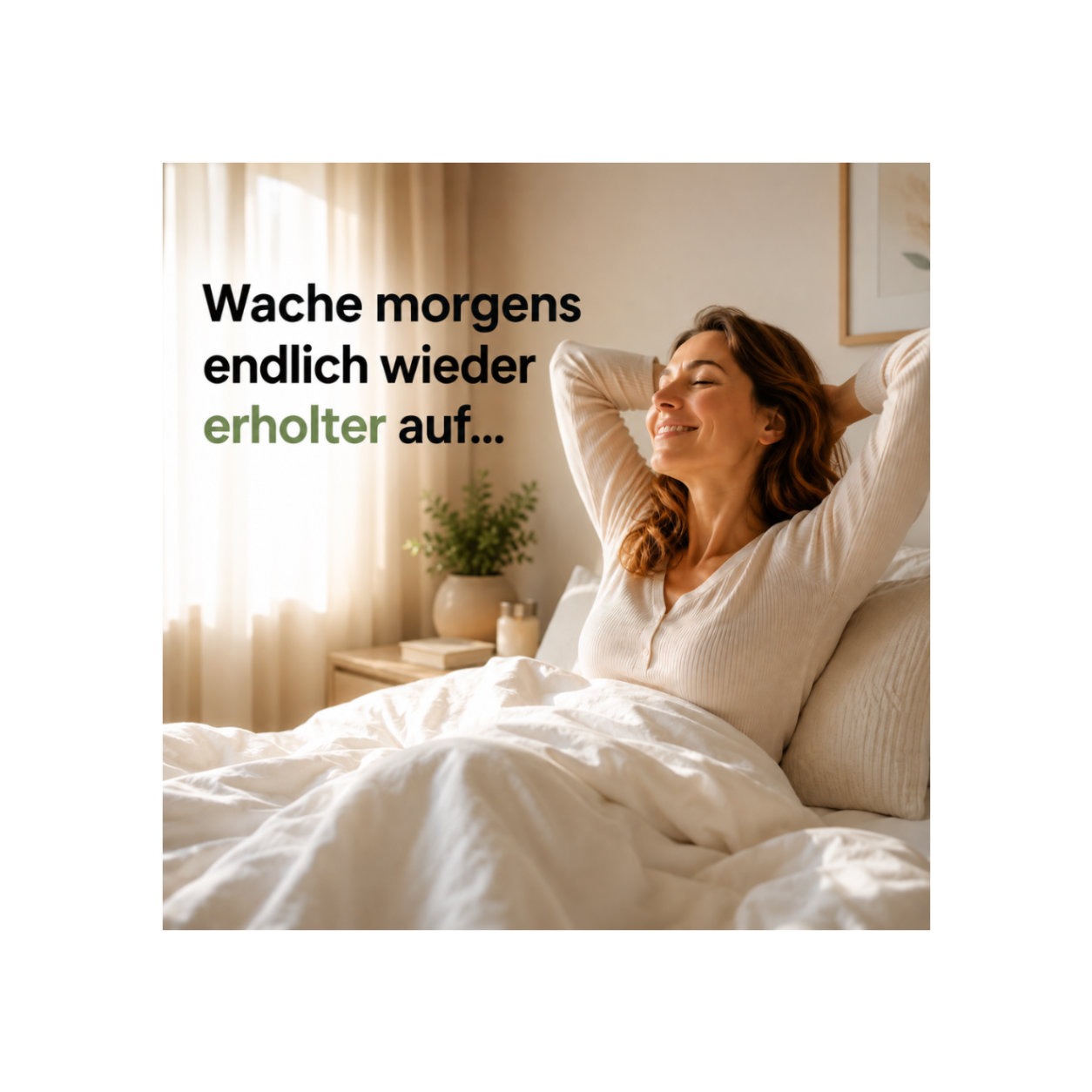 Wache morgens endlich wieder erholter auf